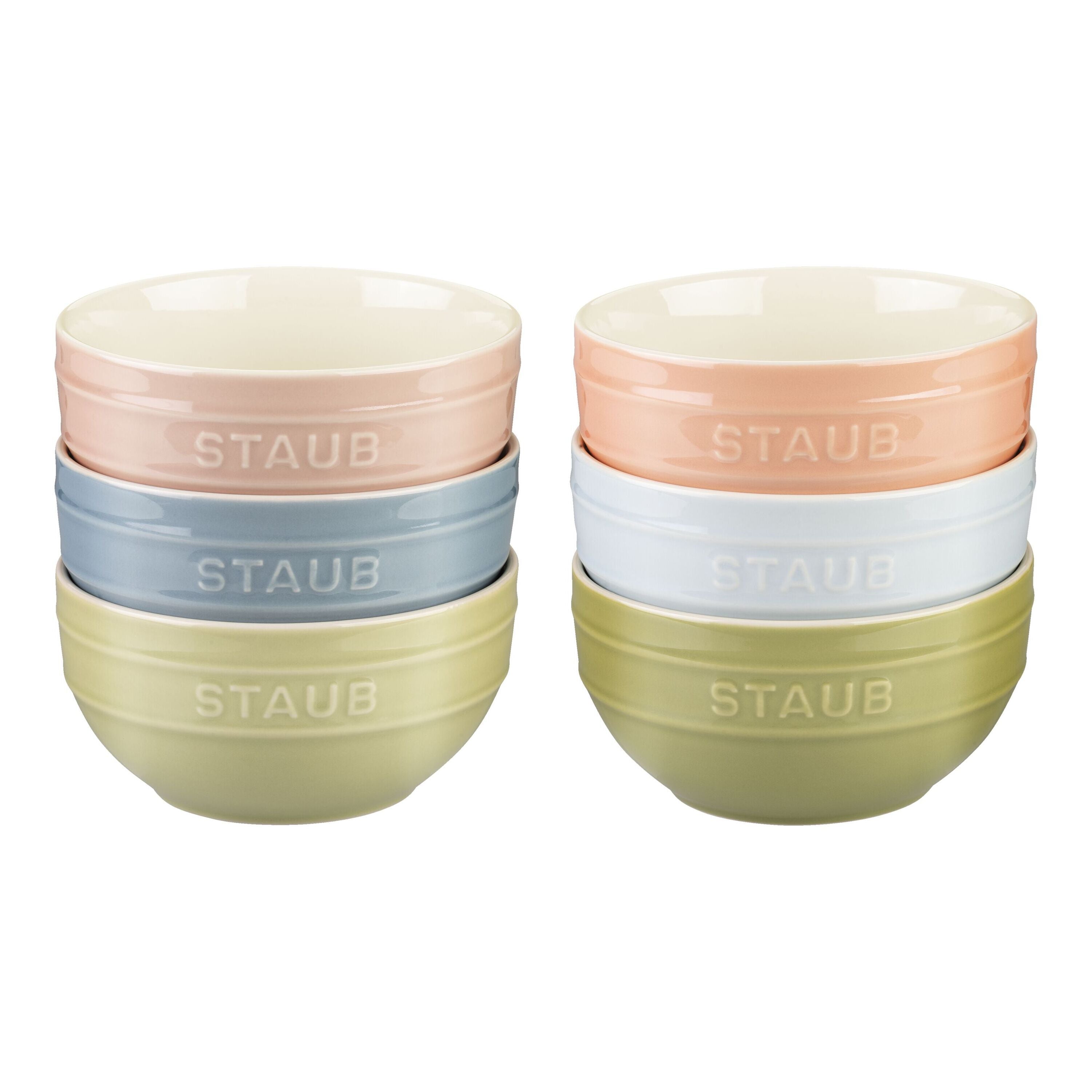 Staub Bowl set macaron, / 6-pcs | ceramic