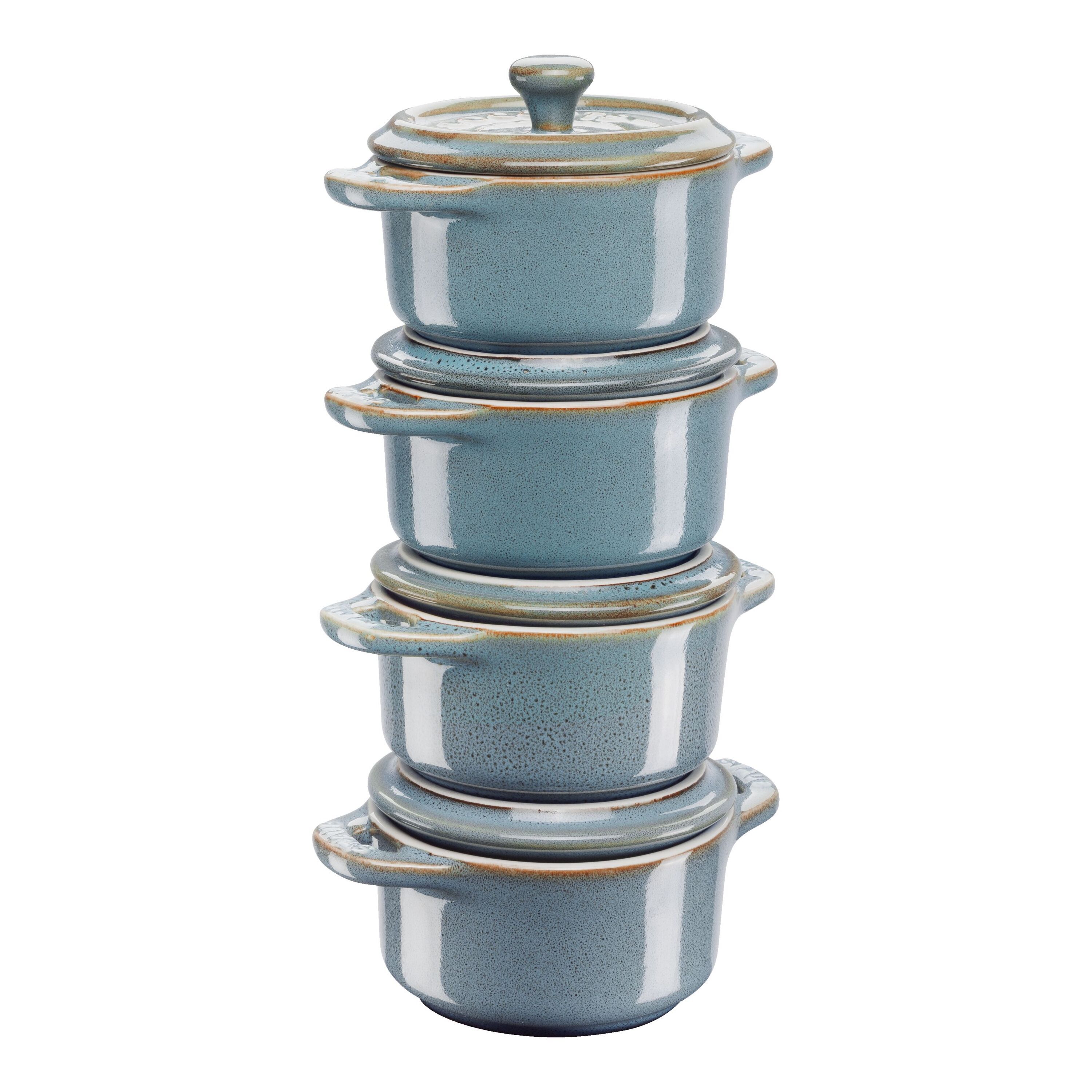 Staub Cocotte set, 4-pcs | round | ceramic