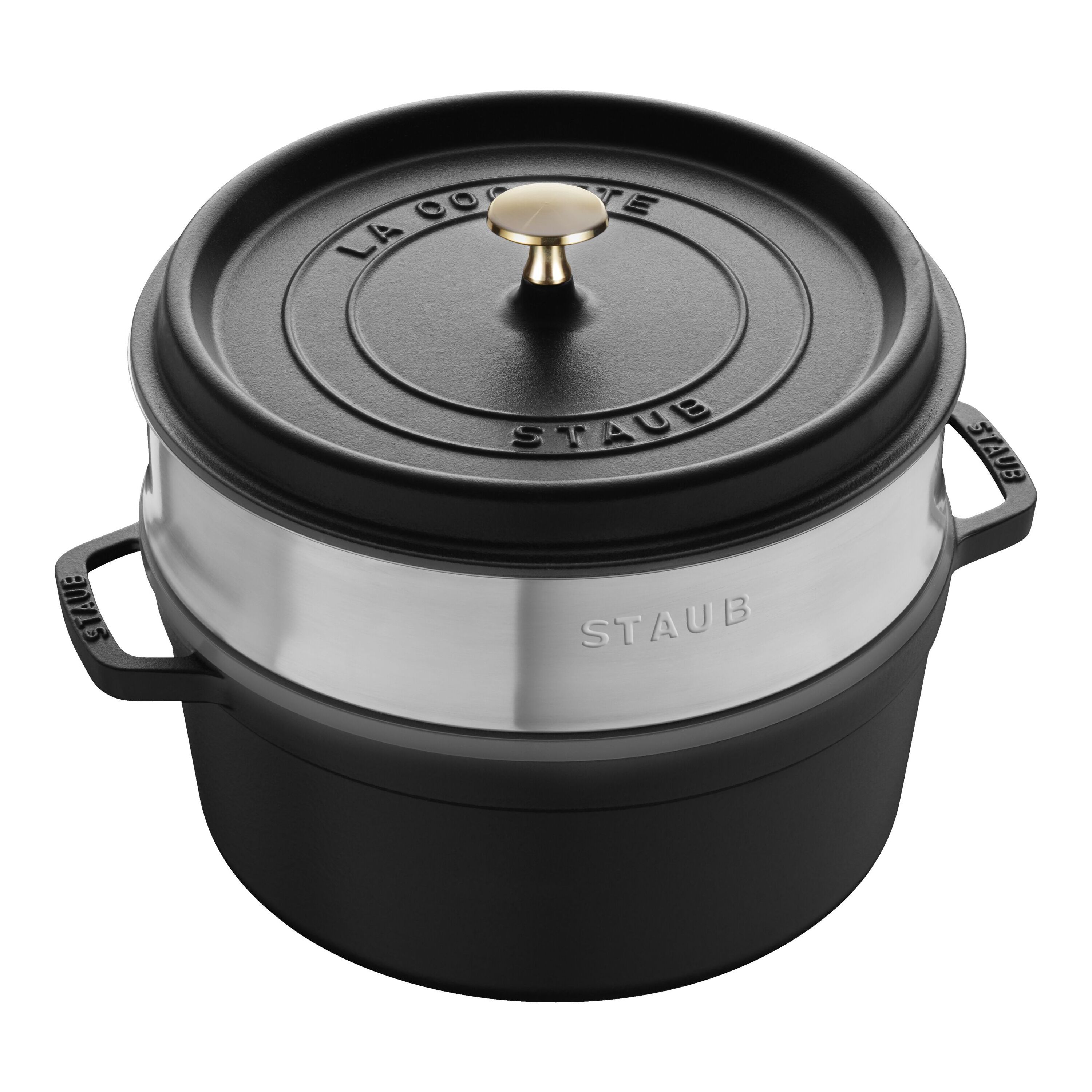 Staub Cocotte with steamer | round | cast iron