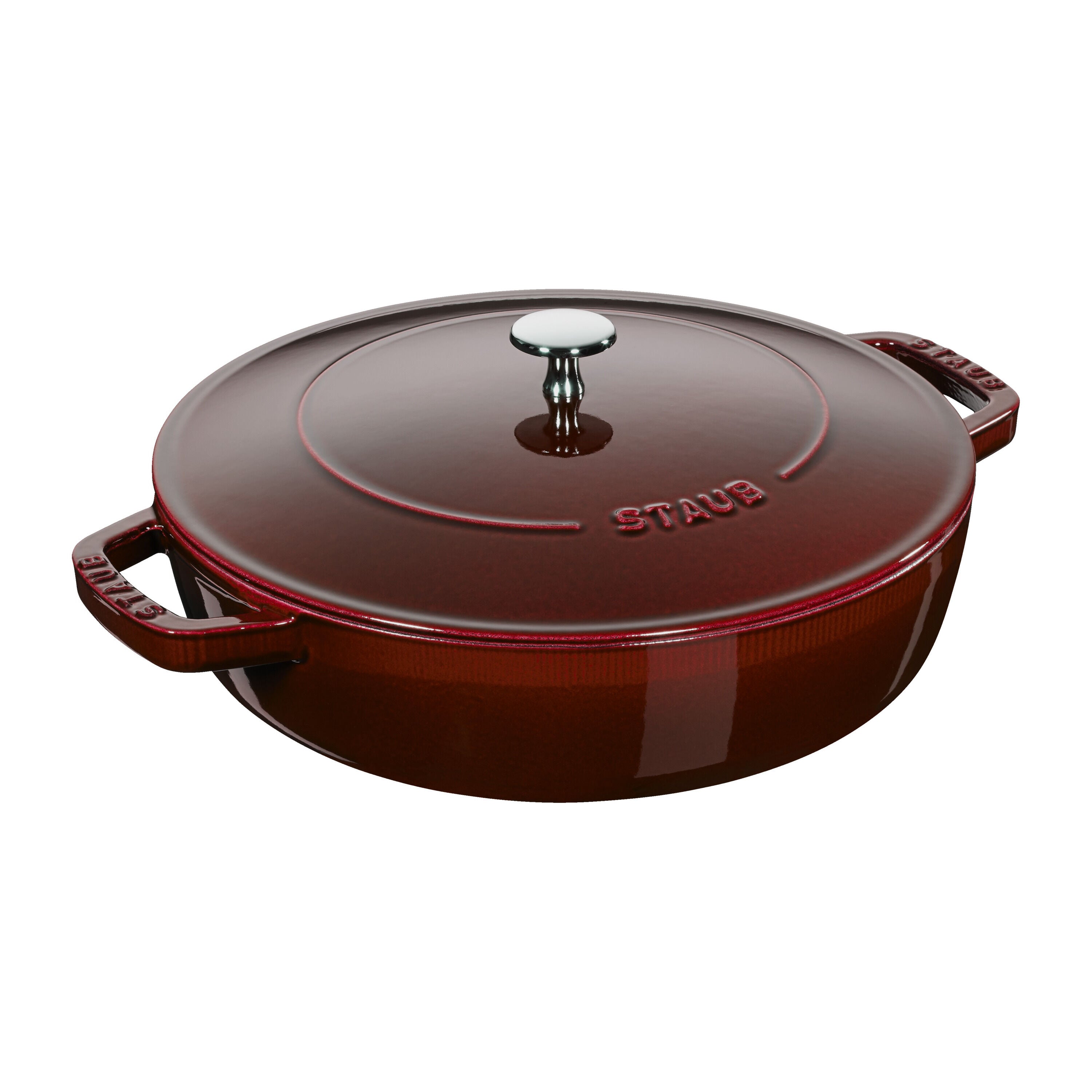 Staub Saute pan with Chistera lid | round | cast iron