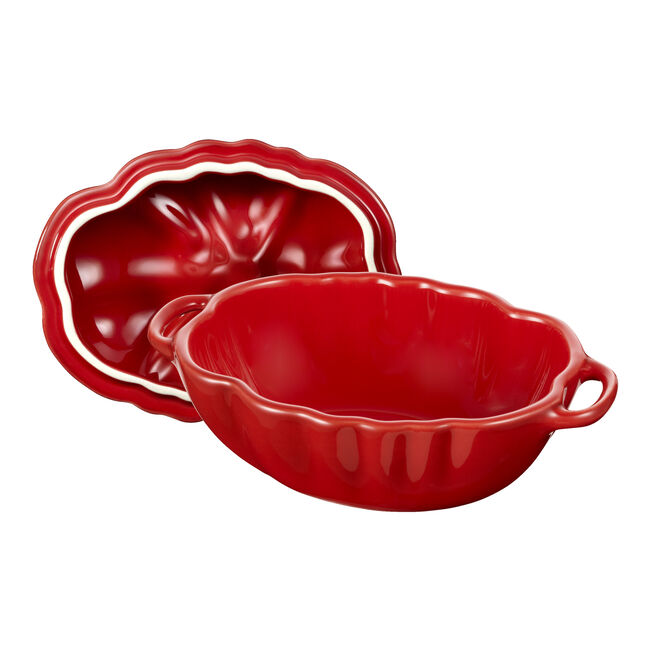Staub Tomato Cocotte 0.5qt - Cherry | tomato | ceramic