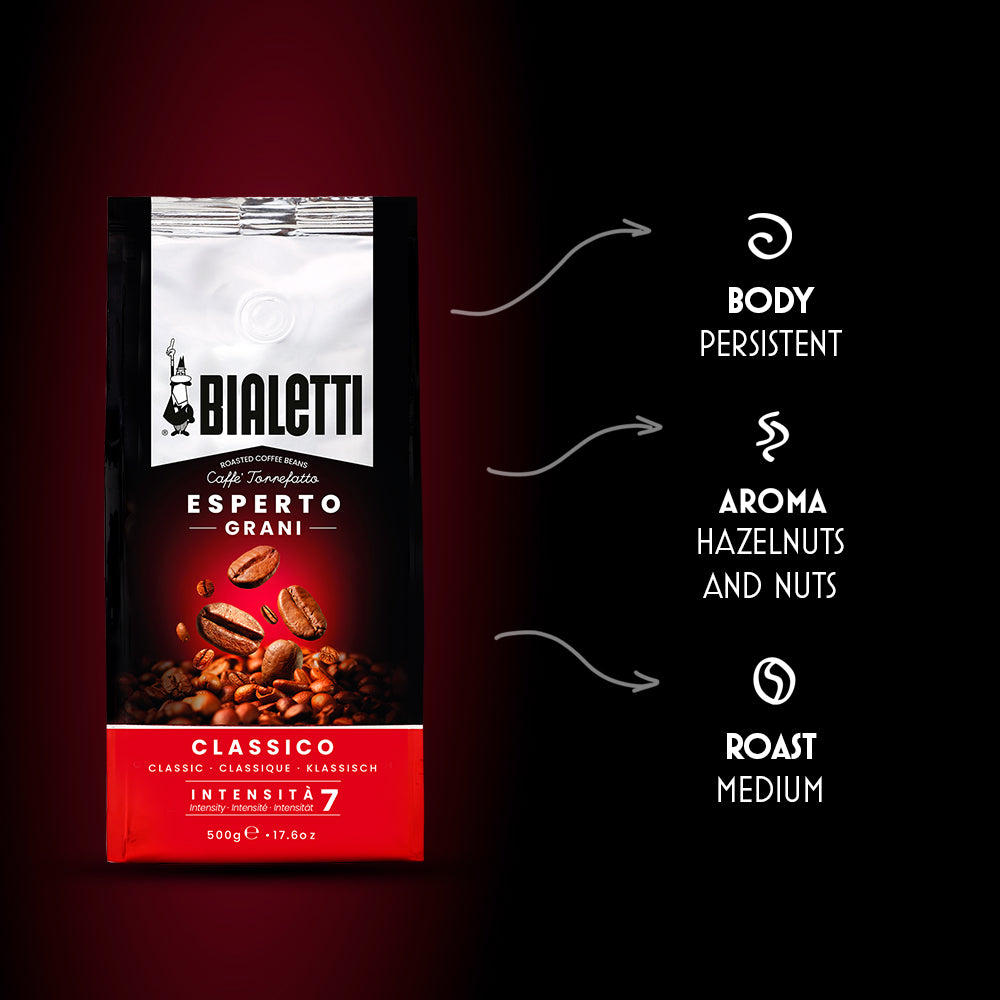 Bialetti ESPERTO GRANI CLASSICO kafa u zrnu 500 g