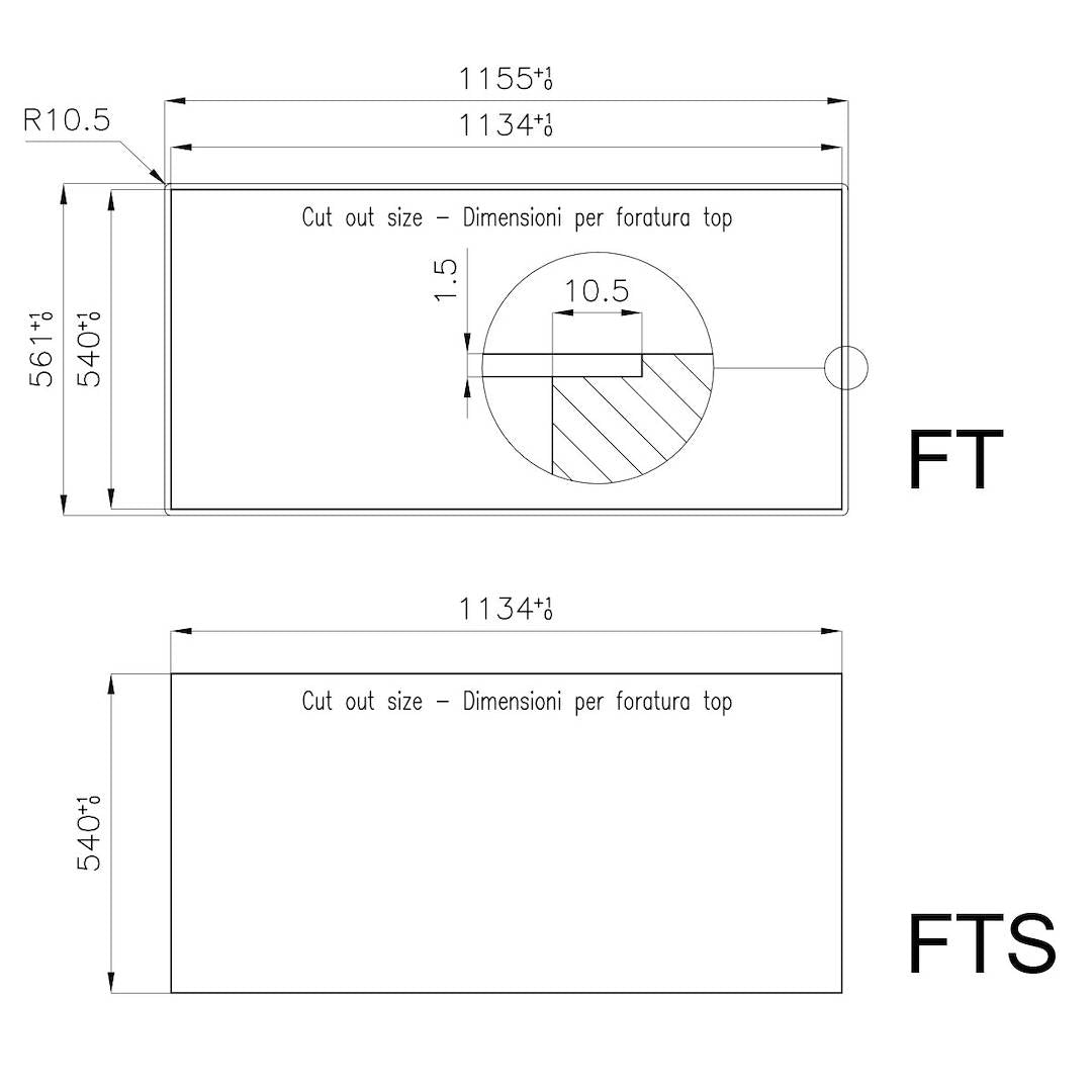Foster Plinska ploča Milano 6G 7639 000 - 2