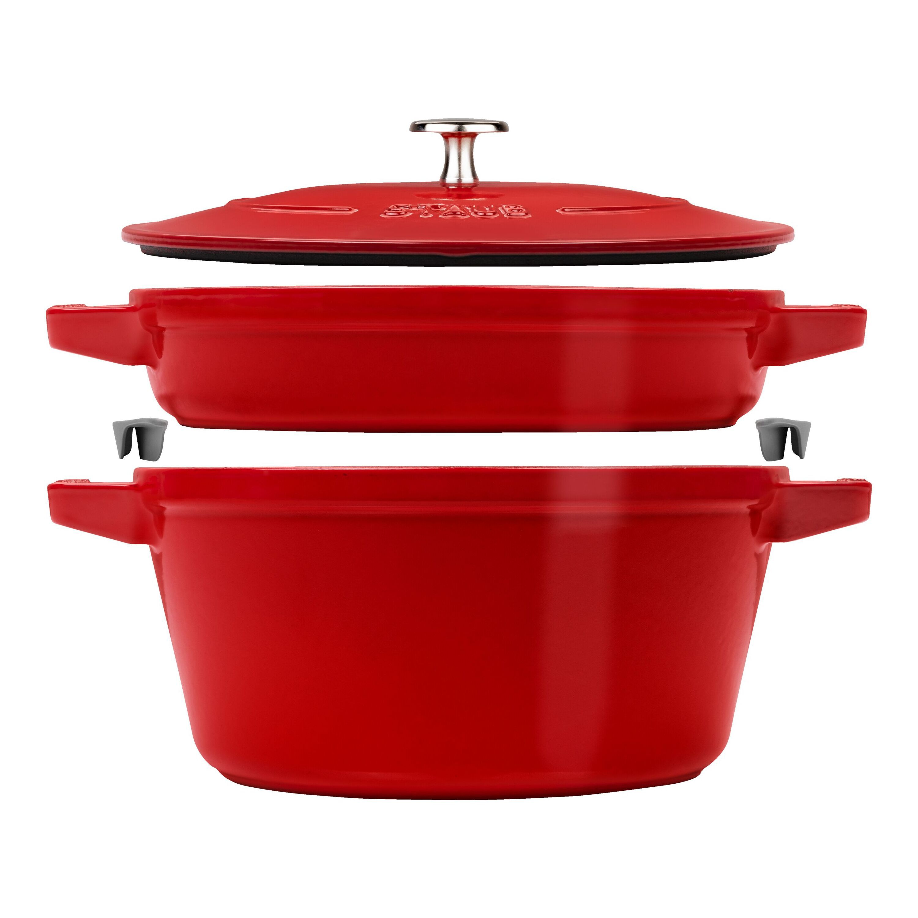 Staub STAUB stackable, 2-pcs | round | cast iron