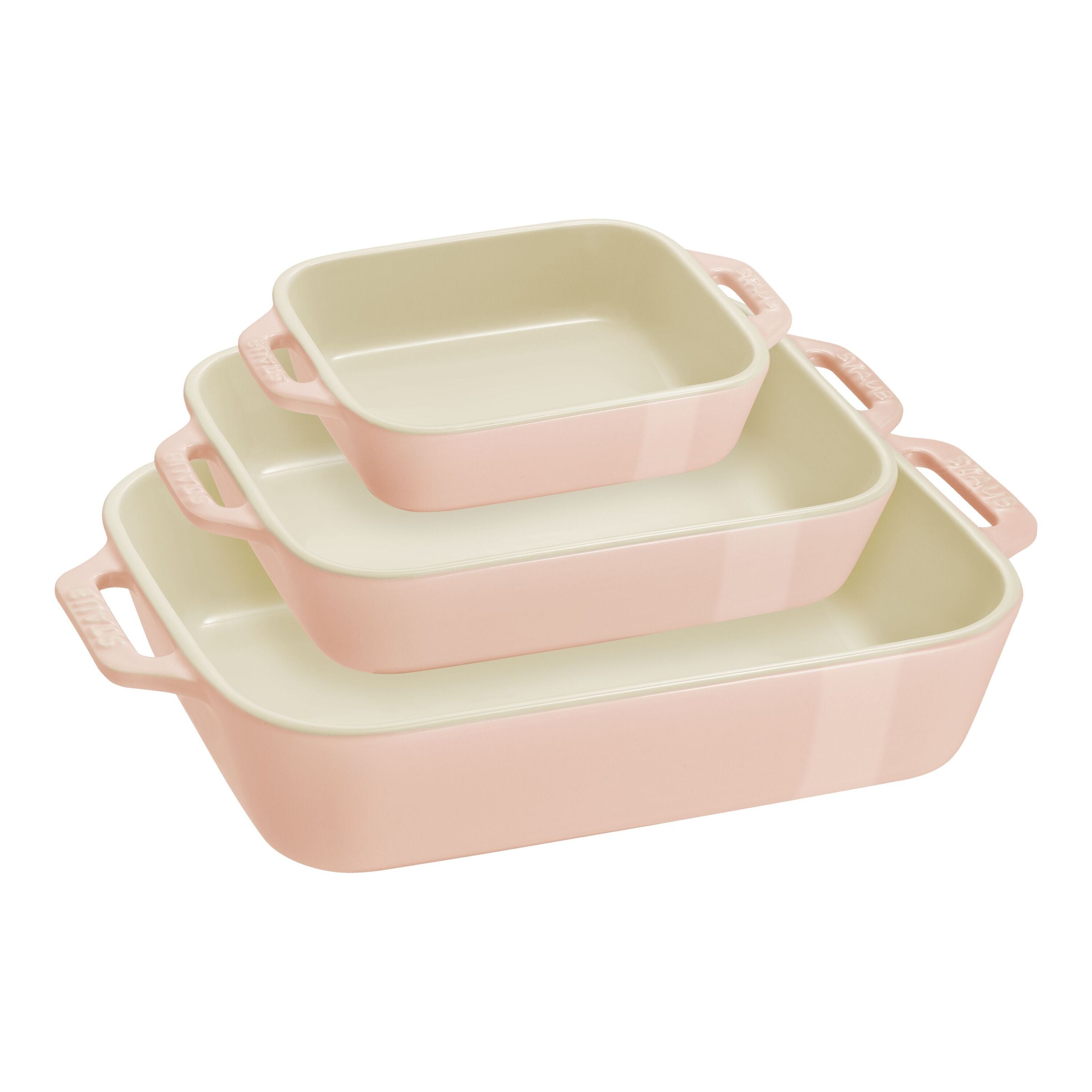 Staub Ovenware set, 3-pcs | rectangular | ceramic