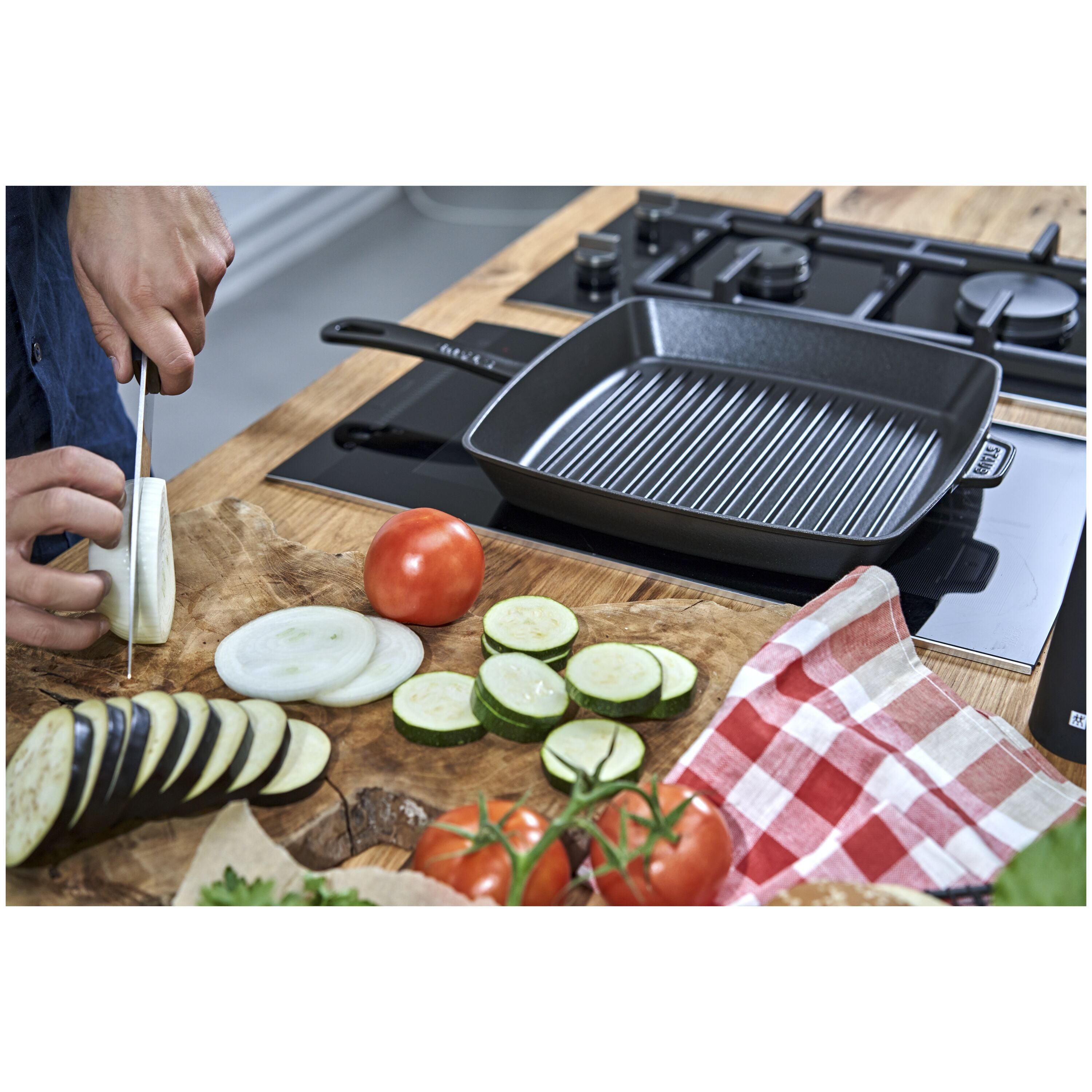 Staub American grill | square | cast iron
