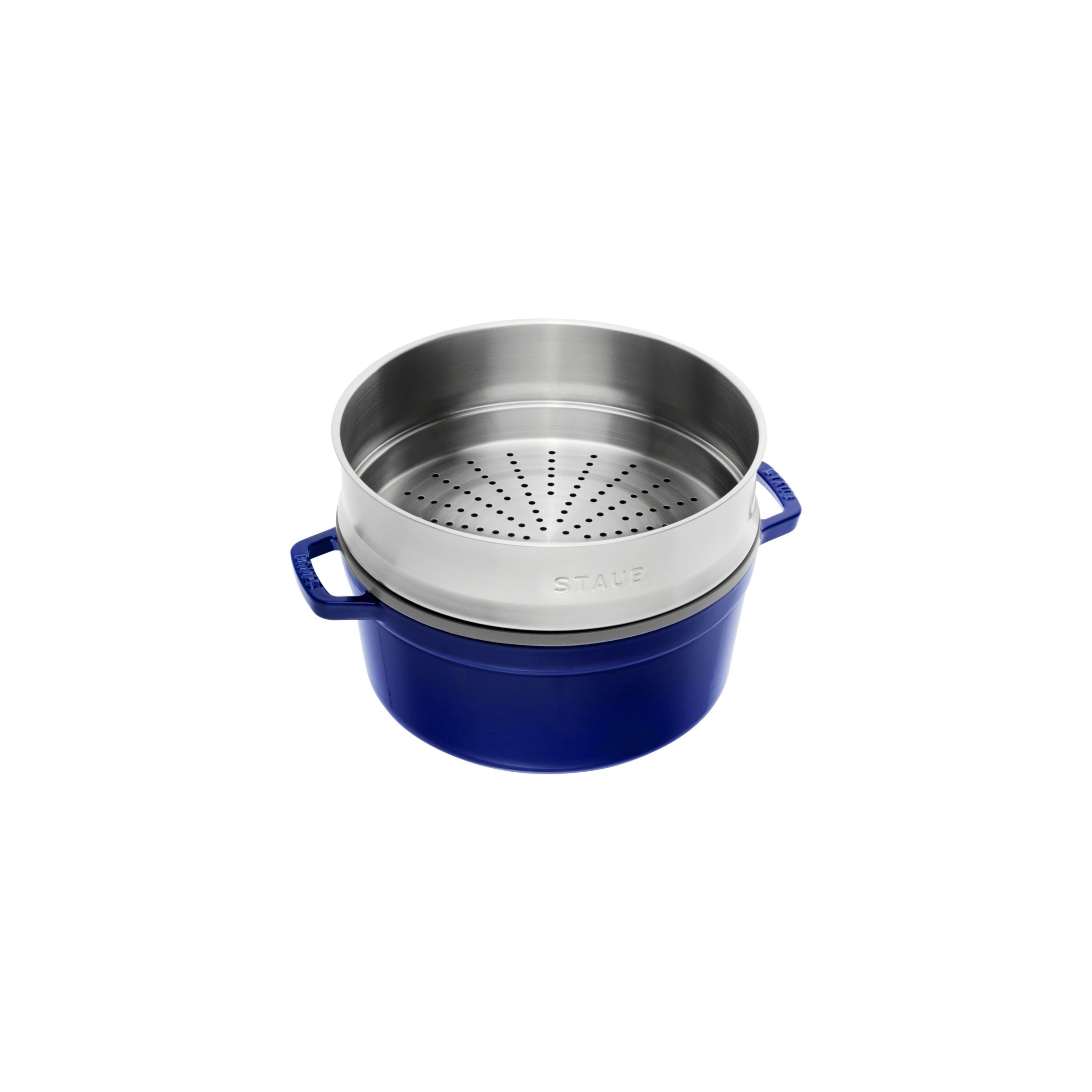 Staub Cocotte with steamer | round | cast iron