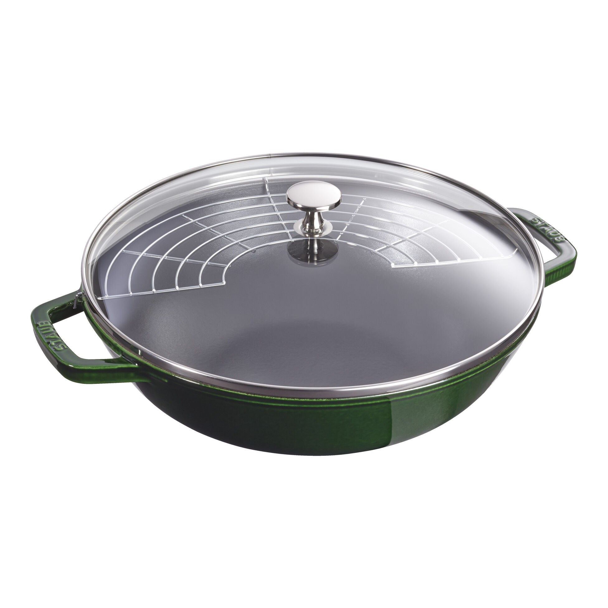 Staub Wok with glass lid | round | cast iron