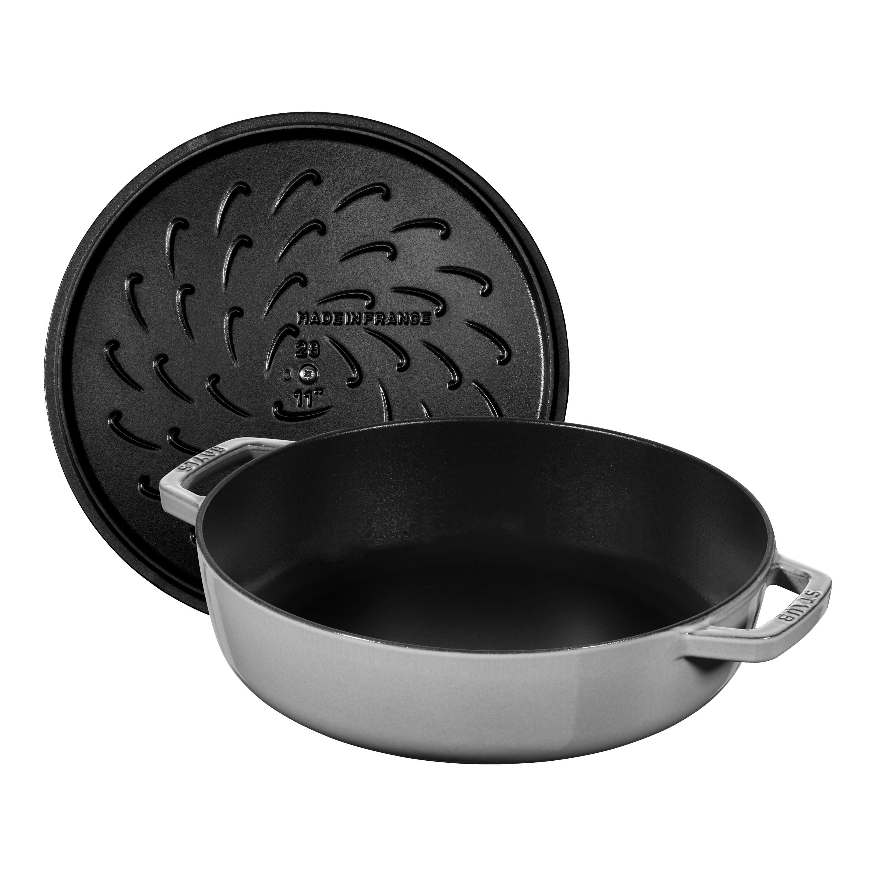 Staub Multipurpose Saute Pan, round,  , grey | round | cast iron