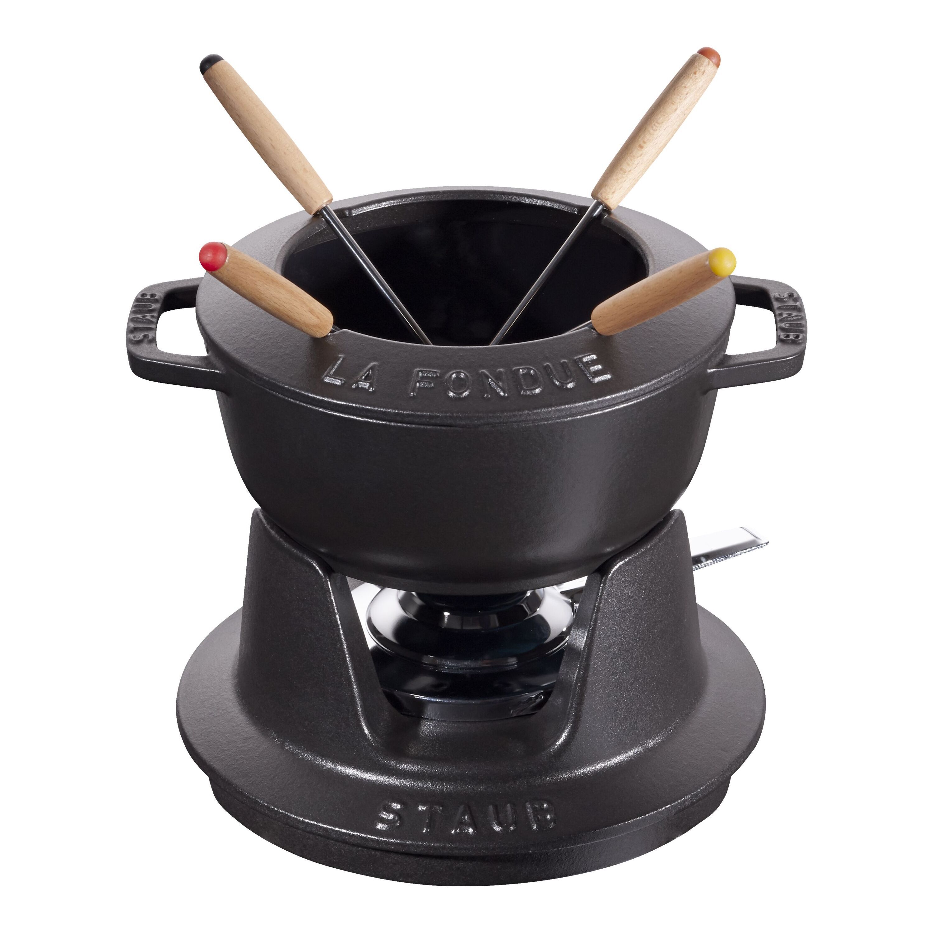 Staub Fondue Set | round | cast iron