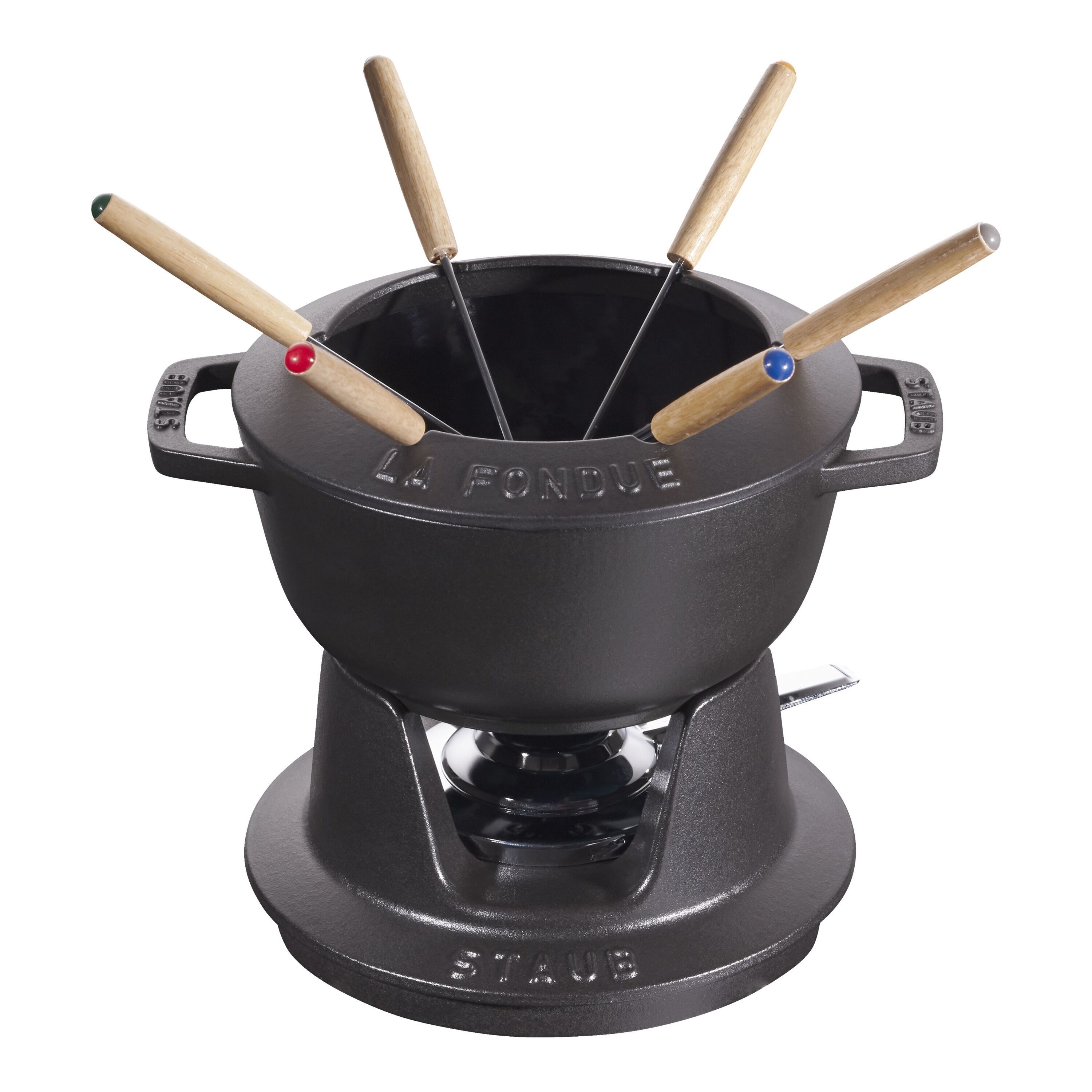 Staub Fondue Set | round | cast iron