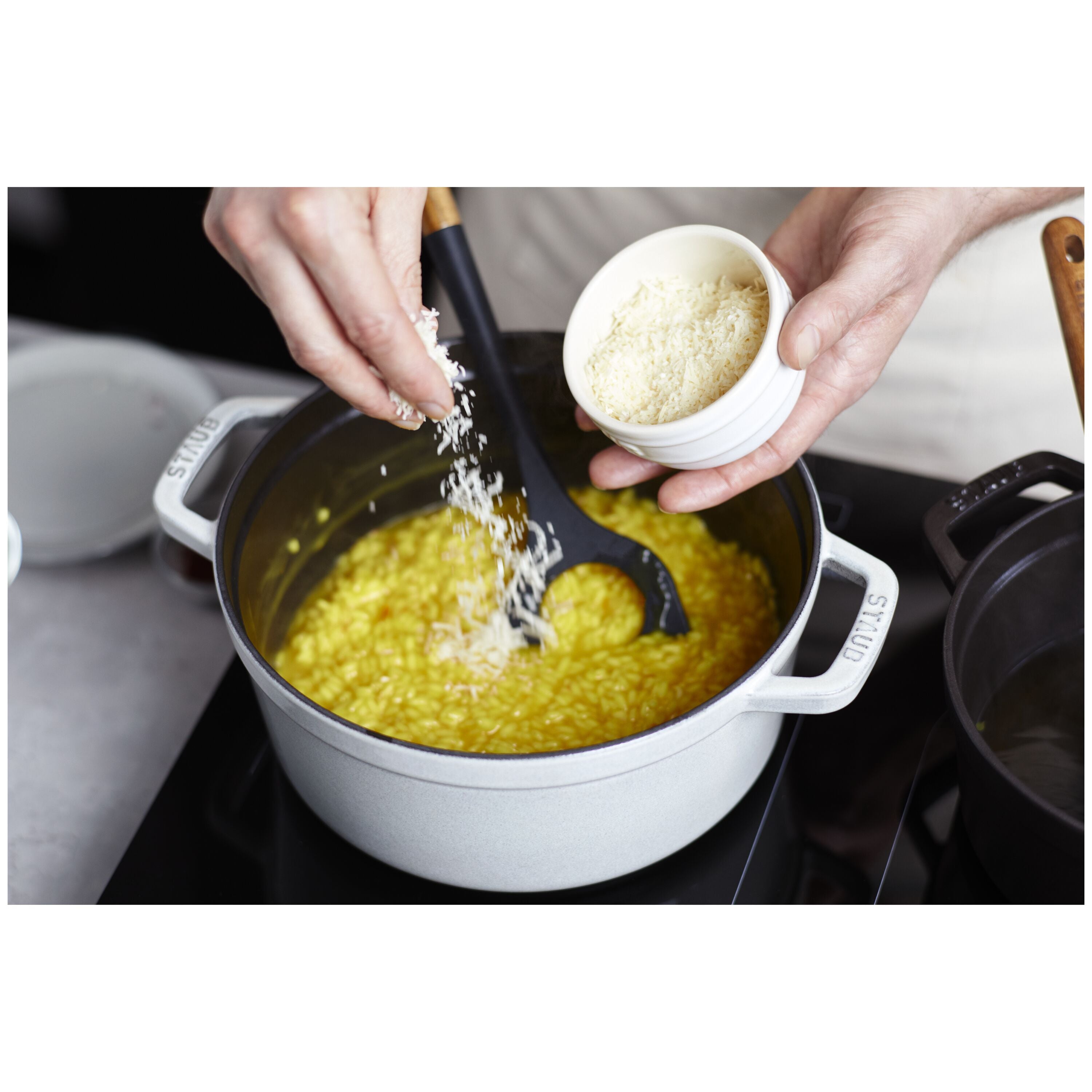 Staub Risotto spoon, black | silicone