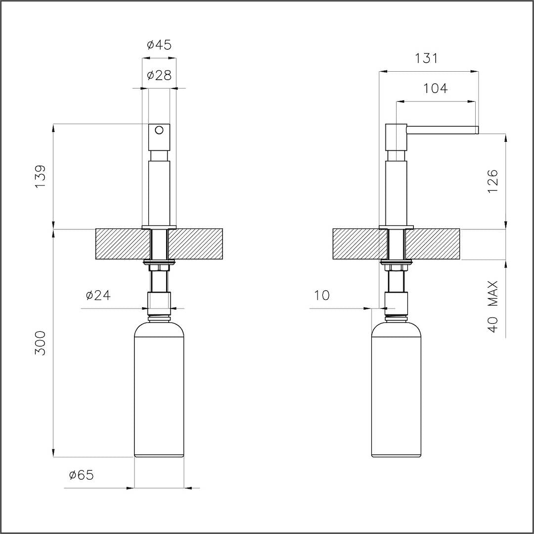 Foster Dispenser Evo Gun Metal 8520 856