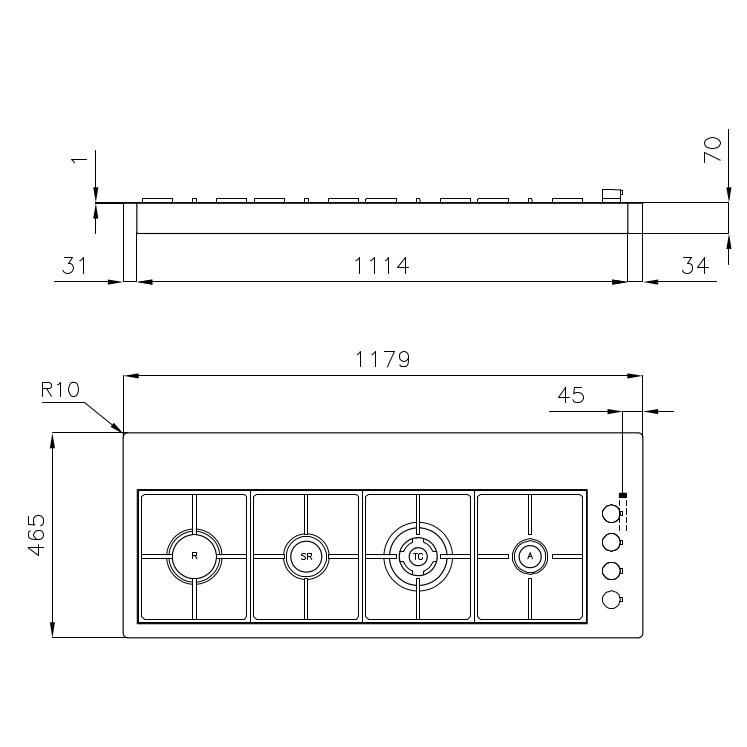 Foster Plinska ploča S4000 Line XL 4G 7284 042