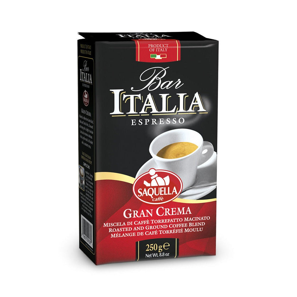 Saquella Bar Italia Gran Crema mlevena kafa 250 g kesa