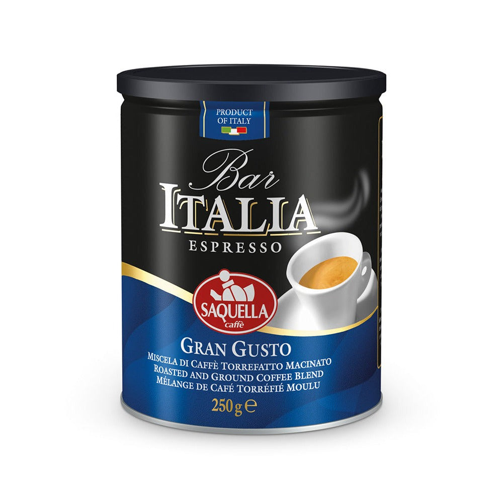 Saquella Bar Italia Gran Gusto mlevena kafa 250 g limenka